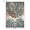 Świat Orientu, wzór tapetowy, tapeta, dywanowy, mandala, mandale, turkus, rdza, miedź, miedziany, collection Oriental World, wallpaper pattern, carpet, mandala, mandalas, turquoise, rust, copper, Kollektion Orientalische Welt